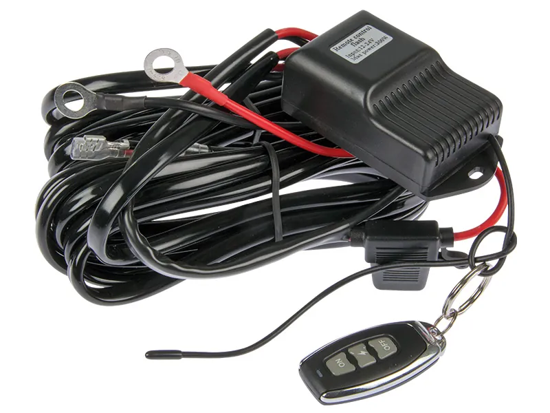 AUTOLINE Remote Control Kit WK022 - Zestaw okablowania do lamp 12-24V 300W z pilotem - Zdjęcie 2