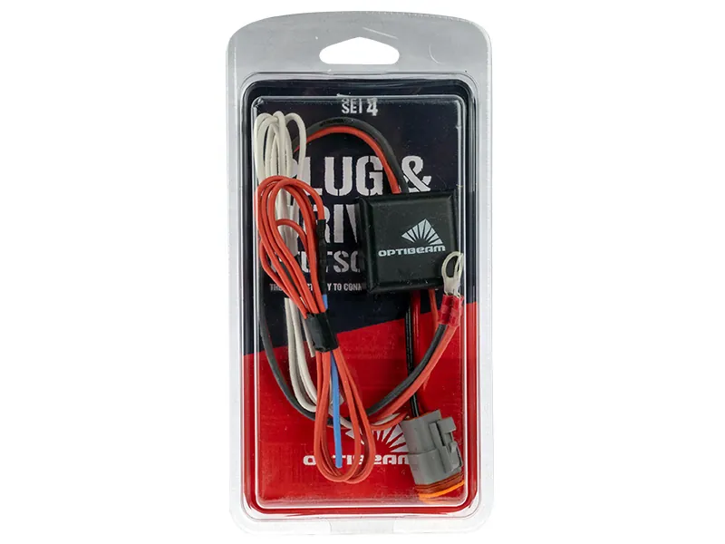 OPTIBEAM Wiązka Elektryczna DT 3-pin 12/24V 200W/400W - Zestaw Montażowy do Lamp Dodatkowych - Zdjęcie 2