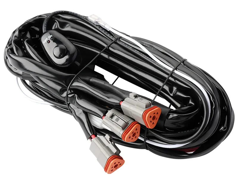 Wiązka Elektryczna DT do 3 Lamp Dodatkowych 12V 40A z Przekaźnikiem i Złączami Deutsch - Zdjęcie 2