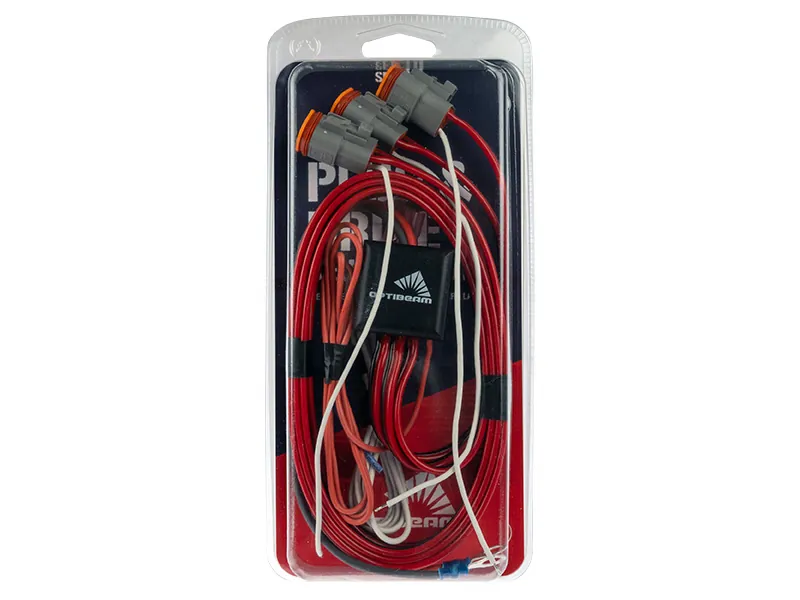 OPTIBEAM Wiązka Elektryczna DT 3x3-pin 12/24V - Zestaw Montażowy do Lamp Dodatkowych - Zdjęcie 2