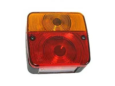 AUTOLINE 1606-27602 Lampa tylna 2-komorowa kierunkowskaz-stop-pozycja 104x98x52mm - Dalekosiezne.pl