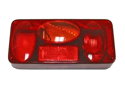 SIM Lampa Tylna 3-Komorowa Lewa 237x109x61mm - Kierunkowskaz, Hamowanie, Cofanie - Dalekosiezne.pl