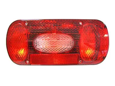 AUTOLINE Lampa tylna 3-komorowa lewa 220x100x57mm z żarówkami 12V - Dalekosiezne.pl