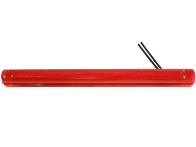 WAS LED Lampa Obrysowa Boczna Czerwona NEON EFFECT 237mm 12-24V - Dalekosiezne.pl