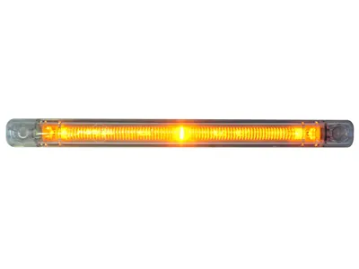 WAS Lampa Obrysowa Boczna LED Bursztynowa 12-24V 237mm 3 Diody - Dalekosiezne.pl