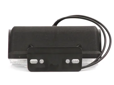 WAS Lampa Obrysowa Boczna LED Biała 12-24V z Uchwytem 90° ECE - Zdjęcie 2