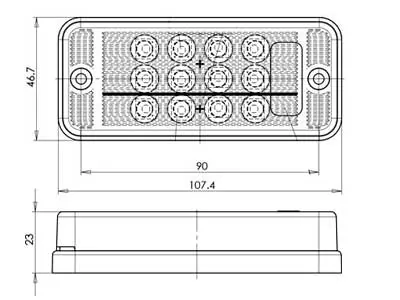 WAS LED-Tail Light - Tylna Lampa LED 12-24V z Funkcją Hamowania, Pozycji i Kierunkowskazu - Zdjęcie 4