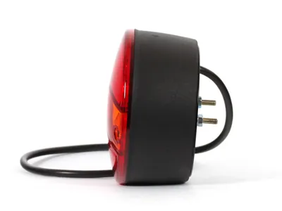 WAS Lampa Tylna LED 24V ø142mm - Światło Cofania, Hamowania i Kierunkowskaz z Rezystorem - Zdjęcie 2