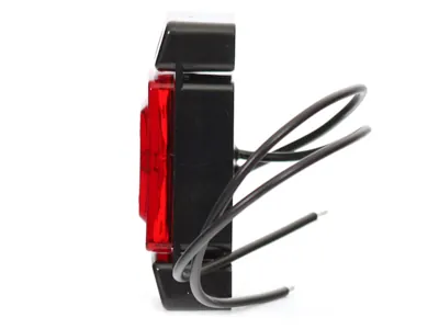 WAS Lampa Obrysowa Tylna LED Czerwona 12-24V ECE IP66/68 72mm - Zdjęcie 2
