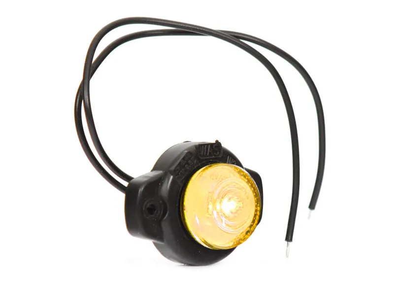 WAS Lampa Obrysowa Boczna LED 12-24V 57.5mm - Przezroczysta Soczewka ECE - Zdjęcie 2