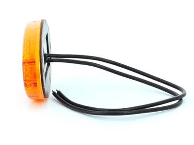 WAS Lampa Obrysowa Boczna LED Pomarańczowa 12-24V z Homologacją ECE - Zdjęcie 2
