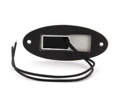 WAS Lampa Obrysowa Boczna LED Biała 12-24V ECE IP66/68 z Reflektorem - Zdjęcie 3