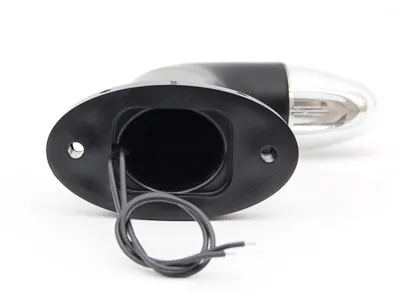 WAS Lampa Obrysowa Boczna LED Viking 12-24V Biało-Czerwono-Pomarańczowa Lewe Mocowanie - Zdjęcie 2