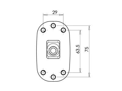 WAS Lampa obrysowa boczna LED 12-24V biało-czerwona z homologacją ECE - Zdjęcie 4