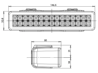 Was Światła Dzienne LED 30 LED 12-24V IP66/68 ECE R10 - Montaż Pionowy i Poziomy - Zdjęcie 4