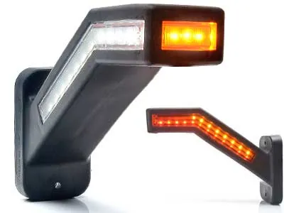 WAS Lampa LED Obrysowa z Dynamicznym Kierunkowskazem 12/24V Lewa - Zdjęcie 2