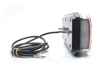 WAS Lampa tylna LED do przyczepy 12-24V wielofunkcyjna 306mm prawa - Zdjęcie 2