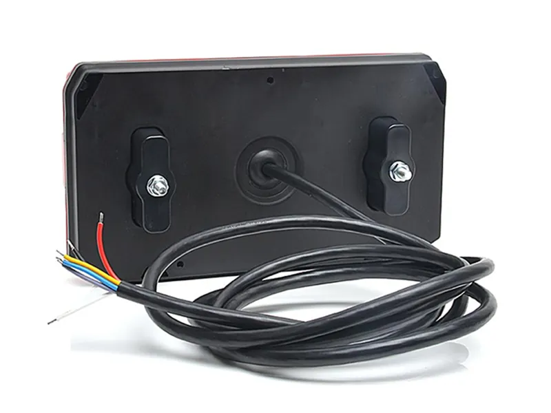 WAS Lampa tylna LED do przyczepy 12-24V - 6 funkcji z odblaskiem - Zdjęcie 2