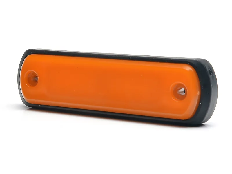 WAS Lampa Obrysowa Boczna LED Bursztynowa 12-24V 110mm z Homologacją ECE - Zdjęcie 2