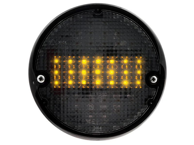 SIM Tylna Lampa LED 140mm 12-24V z Dynamicznym Kierunkowskazem - Zdjęcie 4