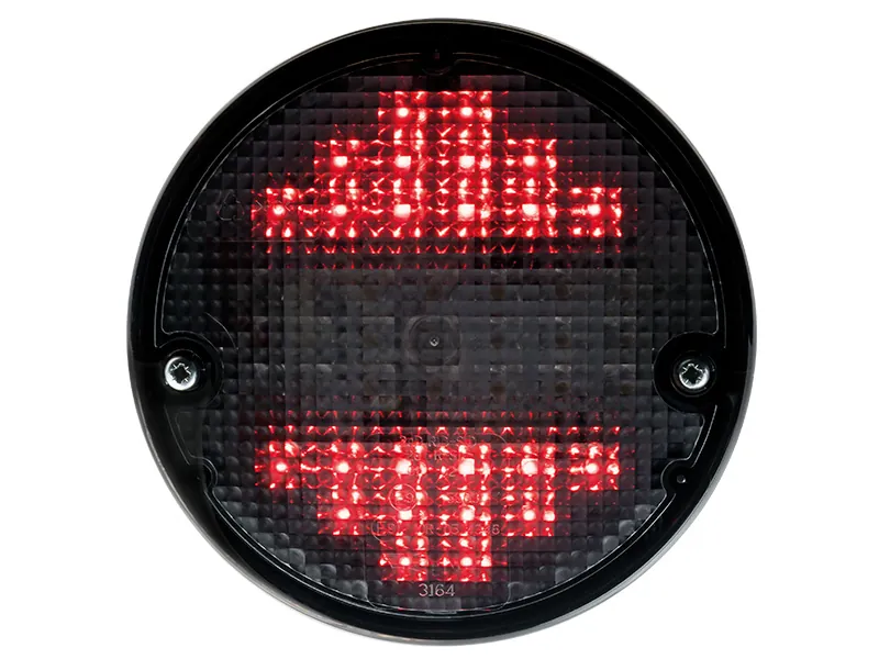 SIM Tylna Lampa LED 140mm 12-24V z Dynamicznym Kierunkowskazem - Zdjęcie 6