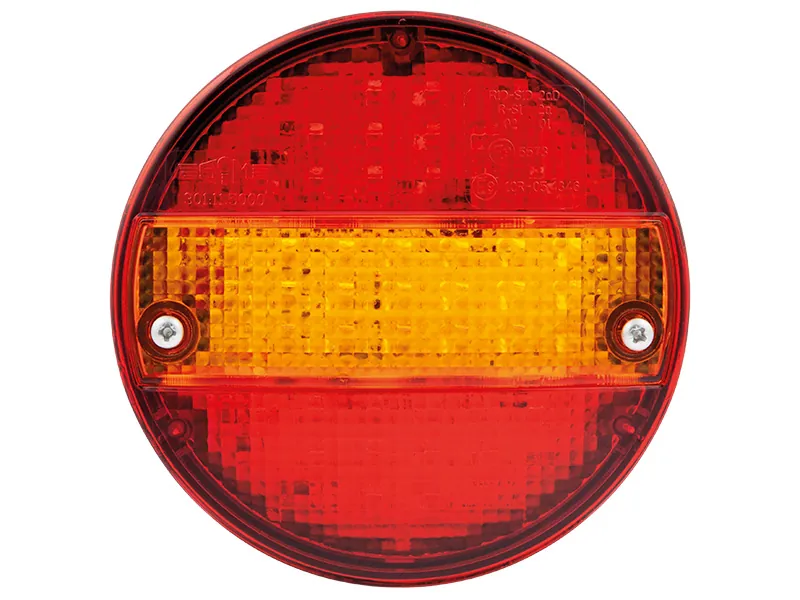 SIM Tylna Lampa LED 140mm 12-24V z Dynamicznym Kierunkowskazem - Zdjęcie 2