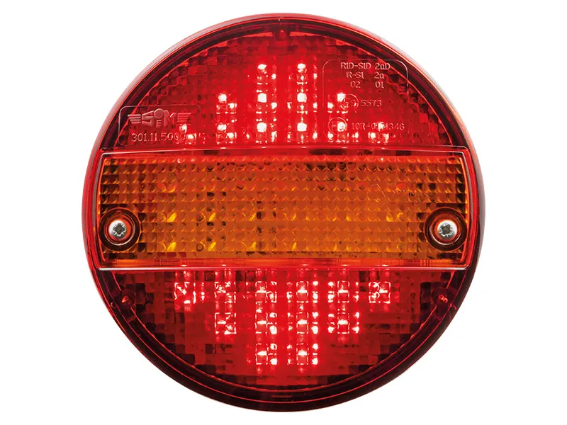 SIM Tylna Lampa LED 140mm 12-24V z Dynamicznym Kierunkowskazem - Zdjęcie 6