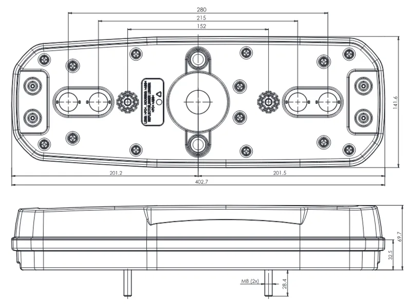 WAS Tylna Lampa LED Multifunkcyjna 12/24V - Dynamiczny Kierunkowskaz - Zdjęcie 2