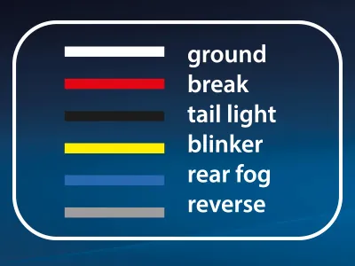 AUTOLINE Lampa Tylna LED 235x110mm 12-24V Dynamiczny Kierunkowskaz Lewa - Zdjęcie 2