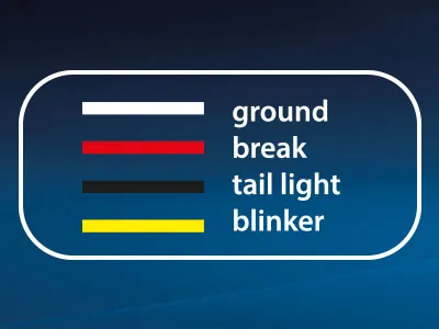 AUTOLINE Lampa tylna LED 12-24V 140x30mm z dynamicznym kierunkowskazem - Zdjęcie 2