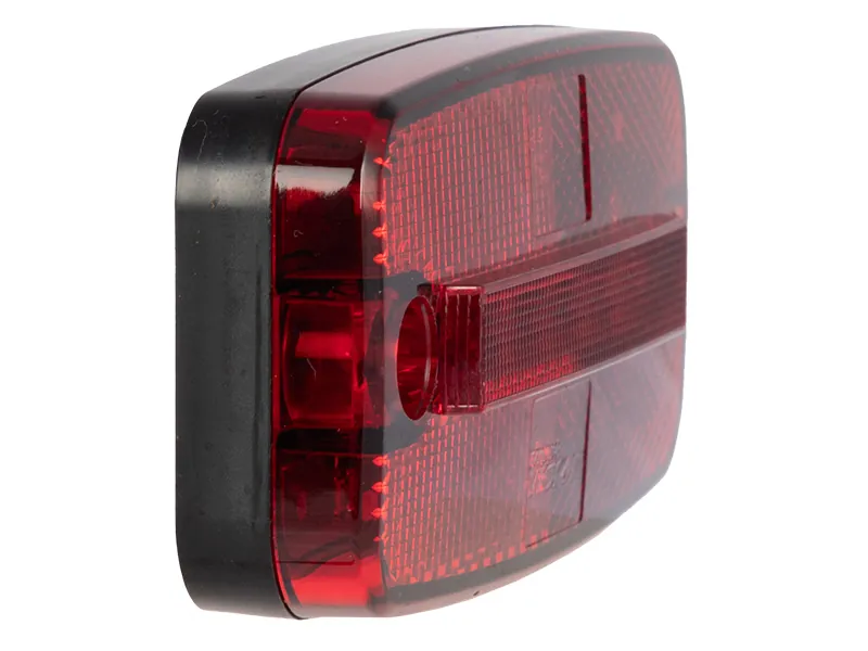TRUCKVISION Lampa Obrysowa Boczna LED Czerwona 12-24V 6 LED IP67 - Zdjęcie 3
