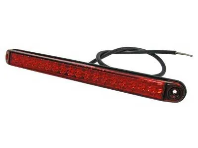 Lampa Stop LED 18 diod 12V 232mm - Światło Hamowania z Homologacją S1 - Dalekosiezne.pl