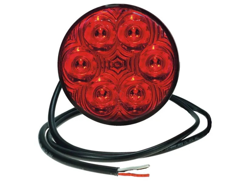 Tylna lampa przeciwmgielna LED 12-24V 6 diod ø63mm IP6K9K ADR ECE - Dalekosiezne.pl