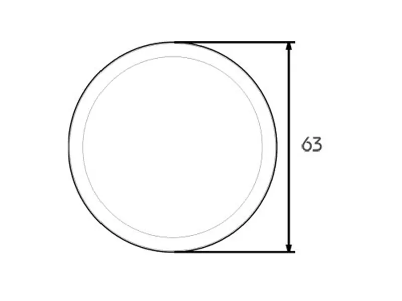 Tylna lampa przeciwmgielna LED 12-24V 6 diod ø63mm IP6K9K ADR ECE - Zdjęcie 4