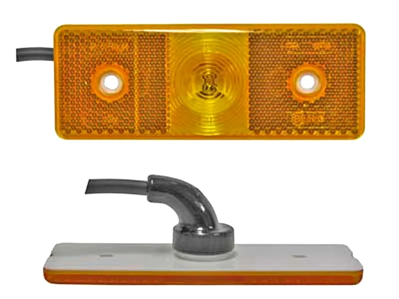 Proplast LED Lampa Obrysowa Boczna 12V 120mm z Odblaskiem i Homologacją E13 - Zdjęcie 2
