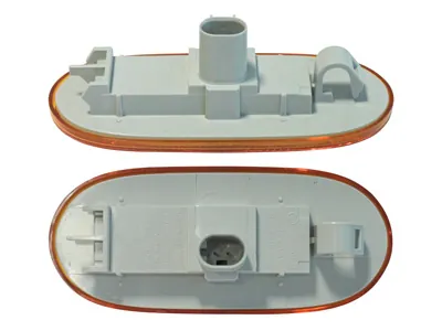 Lampa obrysowa boczna LED pomarańczowa 12V z odblaskiem - Mercedes Sprinter, VW Crafter - Zdjęcie 2