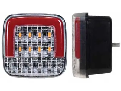 Proplast Tylna Lampa LED 12V 102x102mm - Zespolona Wielofunkcyjna - Zdjęcie 3