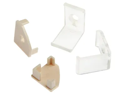 Profil aluminiowy narożny 1m do taśm LED - mleczna osłona, szerokość 17.9mm - Zdjęcie 2