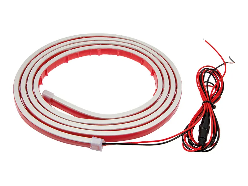 Listwa LED na maskę samochodu biała 180cm 11-15V z mocowaniem na rzepy - Zdjęcie 2