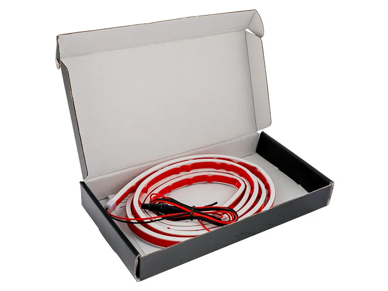 Listwa LED na maskę samochodu biała 180cm 11-15V z mocowaniem na rzepy - Zdjęcie 3