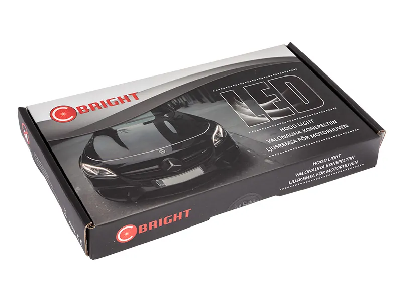 Listwa LED na maskę samochodu biała 180cm 11-15V z mocowaniem na rzepy - Zdjęcie 5