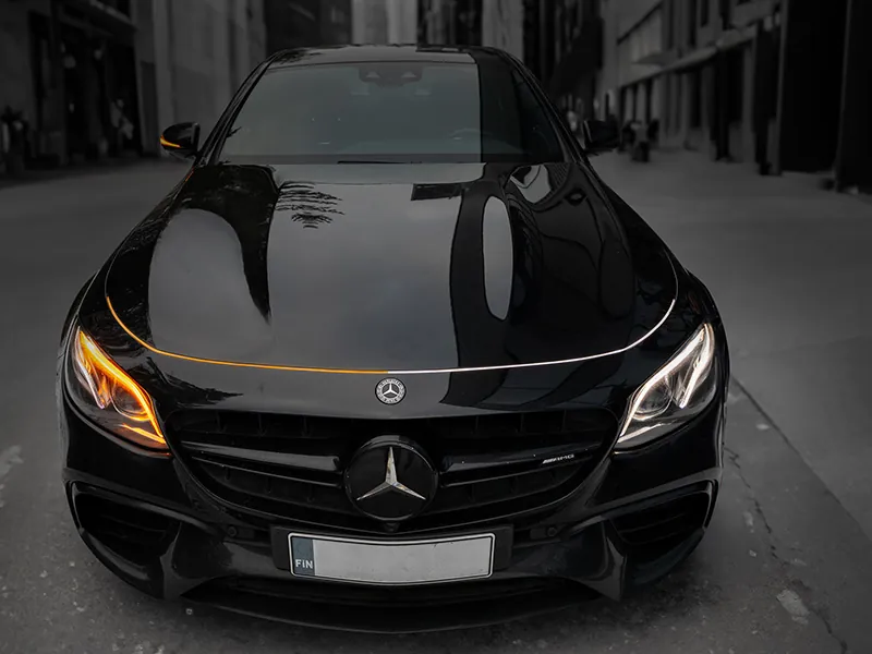 Listwa LED na Maskę 180cm Biała/Pomarańczowa 11-15V - Tuning Oświetleniowy - Dalekosiezne.pl