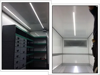 LED Rail Listwa LED 150cm 1980lm 22,5W 24V - Oświetlenie Wnętrza Pojazdu - Zdjęcie 2