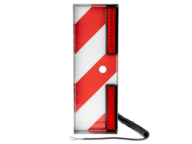 Lampa LED Obrysowa Tylna Prawa Czerwona 525x180mm Stal Nierdzewna 12V-28V - Dalekosiezne.pl