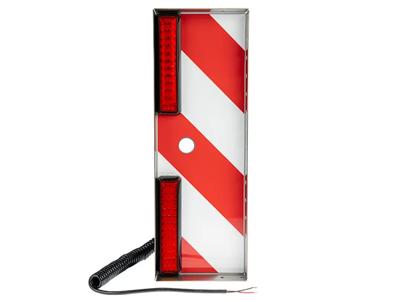 Lampa LED tylna lewa czerwona do pojazdów ponadgabarytowych 525x180mm 13.8-28V - Dalekosiezne.pl