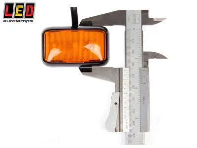 LED AUTOLAMPS 1614-58CAME Lampa obrysowa boczna 12-24V IP67 pomarańczowa - Zdjęcie 3