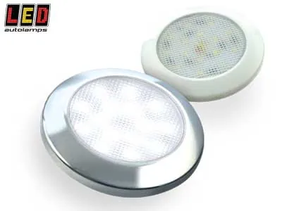 LED AUTOLAMPS Lampa Wewnętrzna LED 12V 170lm Ciepła Biel 3000K Chrom - Zdjęcie 3