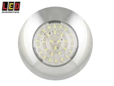 LED AUTOLAMPS Lampa Wewnętrzna LED 12V 75lm 24 Diody Chrom - Dalekosiezne.pl
