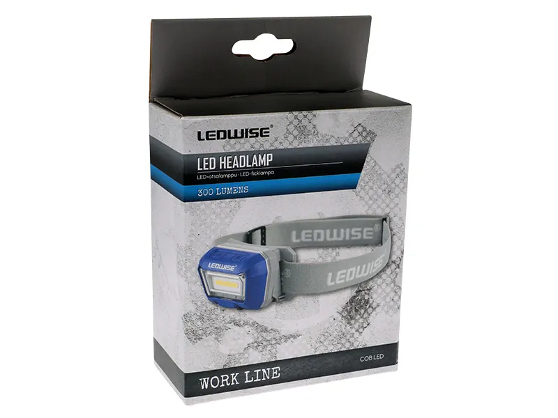 LEDWISE Workline - Czołówka LED 300lm z Czujnikiem Ruchu i Ładowaniem USB-C - Zdjęcie 4