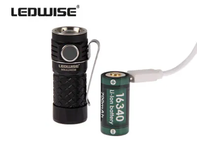LEDWISE Torch - Latarka LED 600lm z Magnesem i Akumulatorem USB - Zdjęcie 5